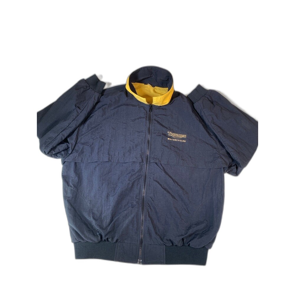 Triumph motorcycle reversible black yellow jacket XXL